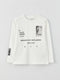 Crew Neck Printed Long Sleeve Boy T-shirt